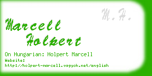 marcell holpert business card